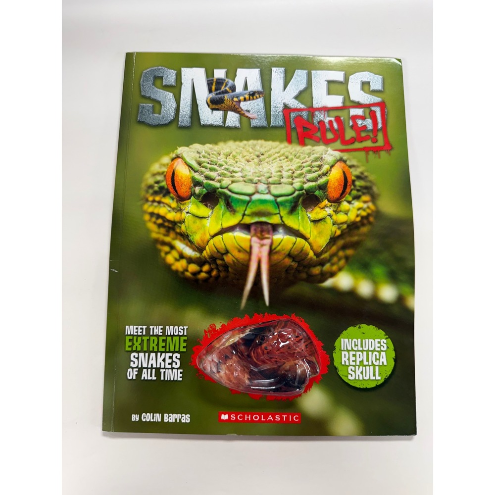 Paperback Snakes Rule! Without Replica Skull by Colin Barras Scholastic